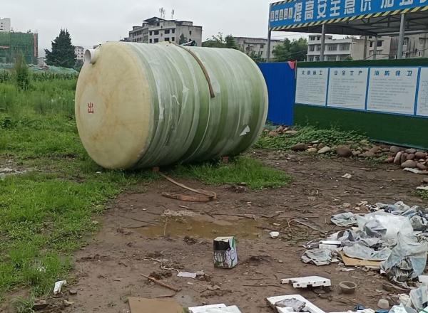 广元遂宁船山区10立方玻璃钢化粪池项目